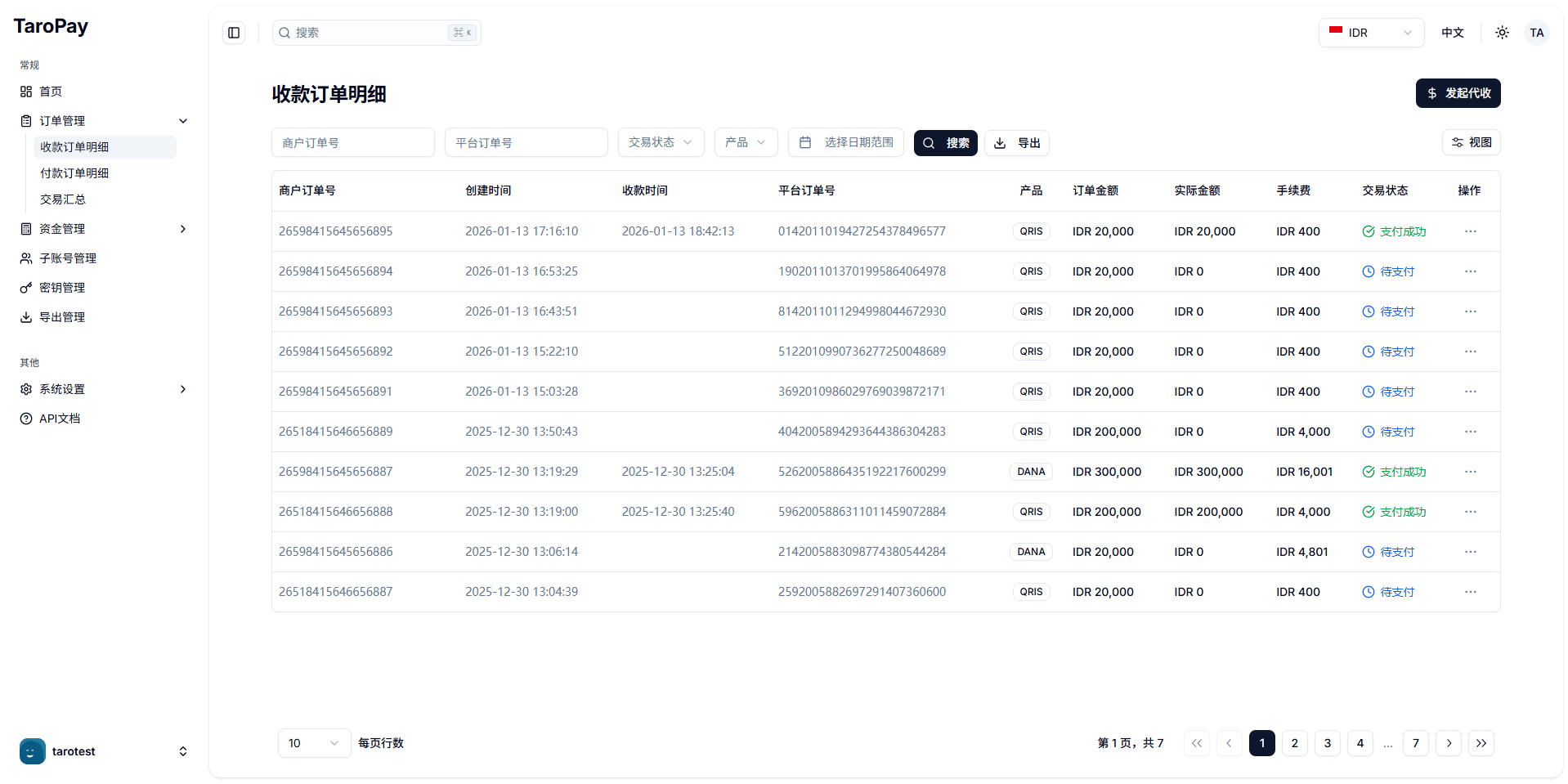 商户后台 (Admin Customer)